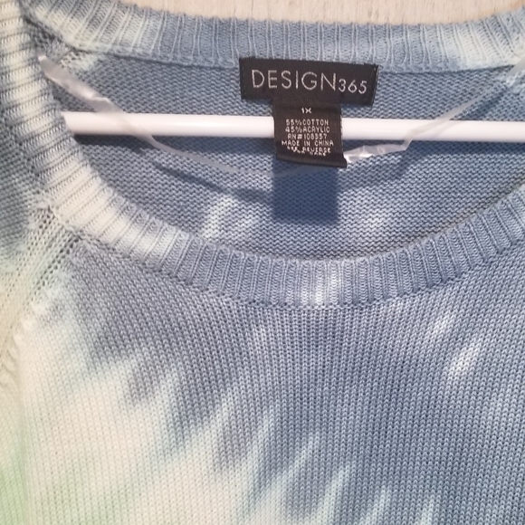 Design 365 tie dye sweater size 1x - Picture 5 of 7